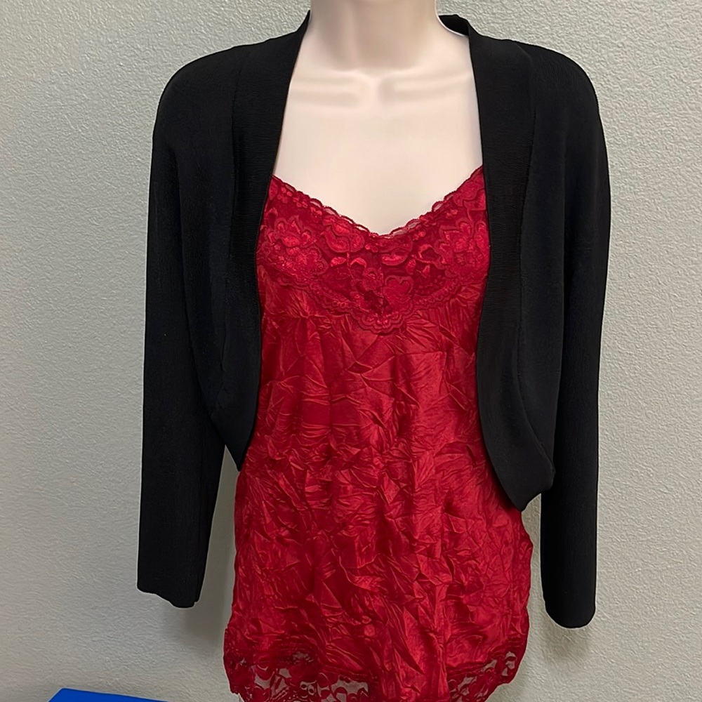EUC Black bolero sweater